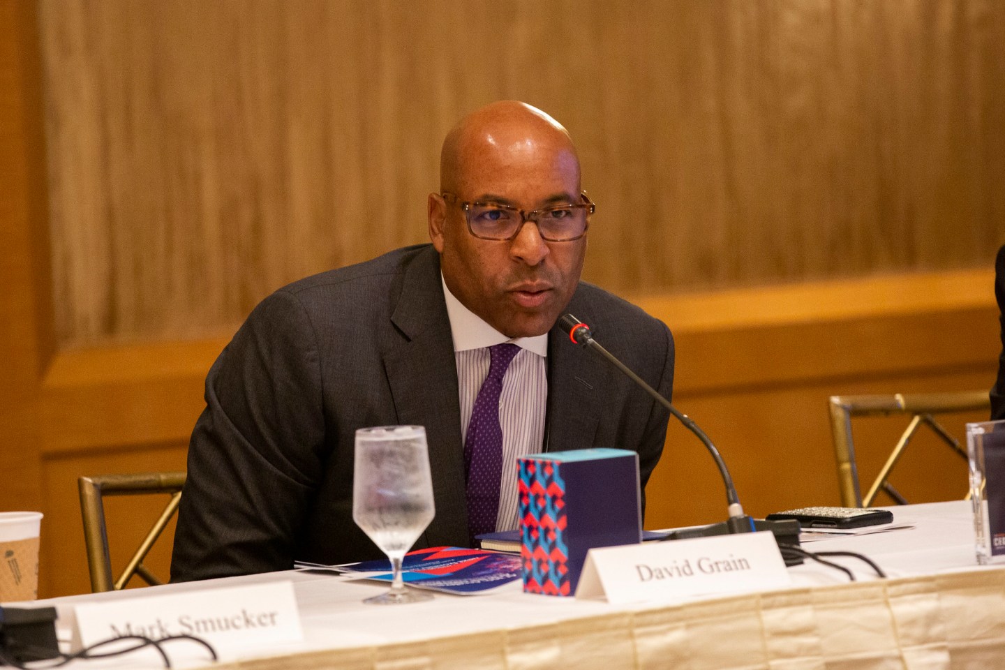 David Grain, managing director and CEO of Grain Management, speaking at the 2019 Fortune CEO Initiative in New York City on June 10, 2019.