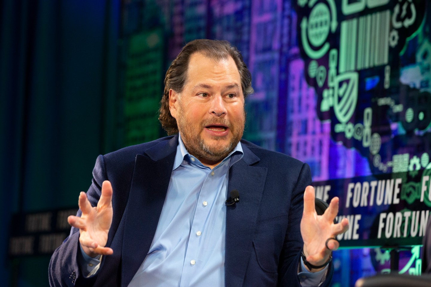 Salesforce CEO Marc Benioff said wellness outshone high performance during the pandemic.