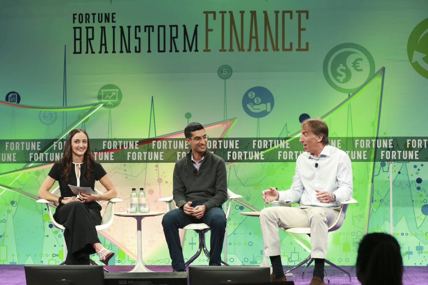 Venmo's Amit Jhawar Wealthfront's Andy Rachleff at Fortune's Brainstorm Finance conference