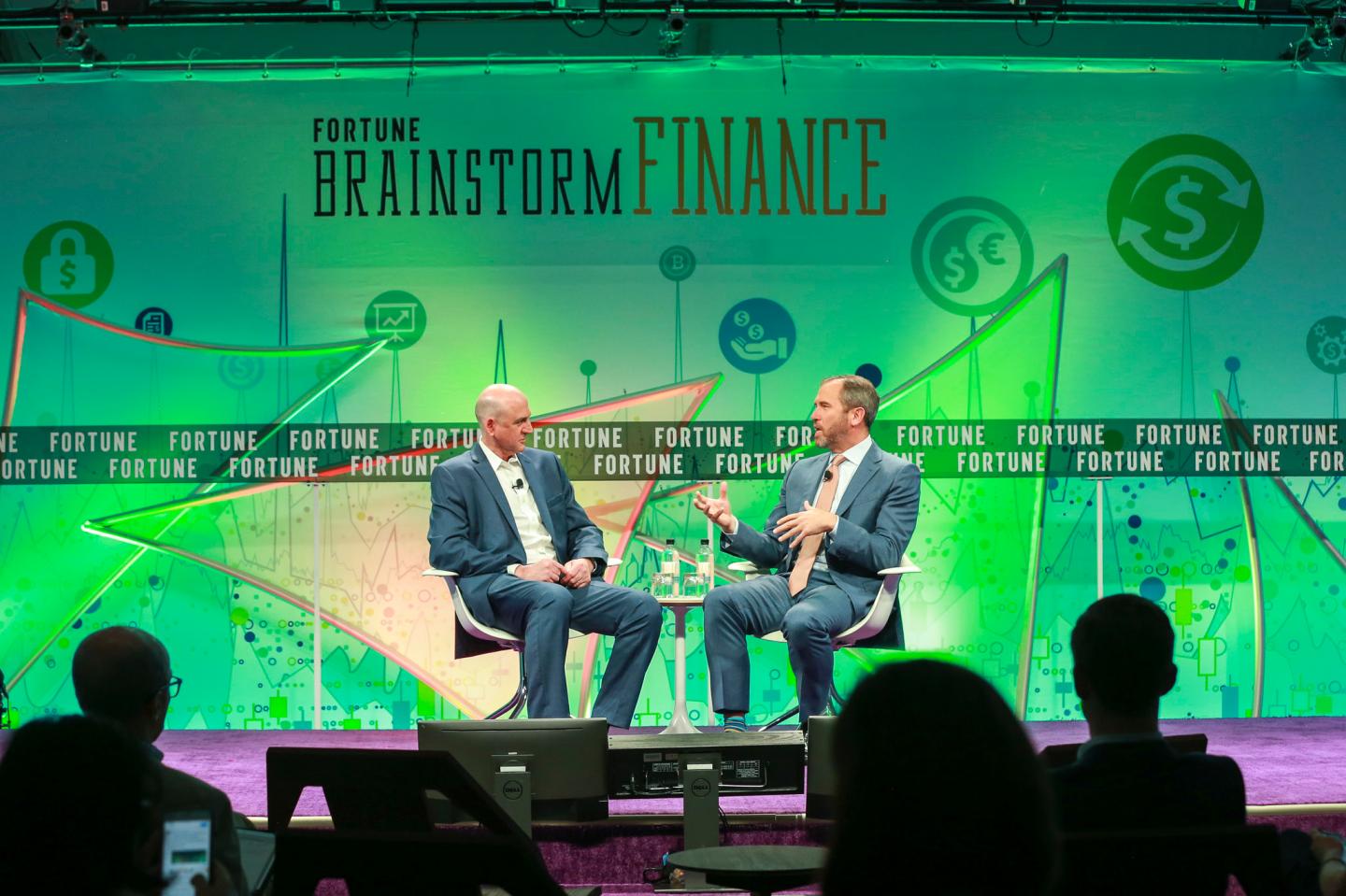 DOES CRYPTO HAVE A PLACE IN REAL WORLD BANKING? rRipple is sitting on a vast stash of XRP, the worlds third-largest cryptocurrency, and has ambitious plans to make it an integral part of global money transfers. But will anyone actually use it?rBrad Garlinghouse, Chief Executive Officer, RipplerInterviewer: Clifton Leaf, Editor-in-Chief, FORTUNE Photography by Rebecca Greenfield/Fortune