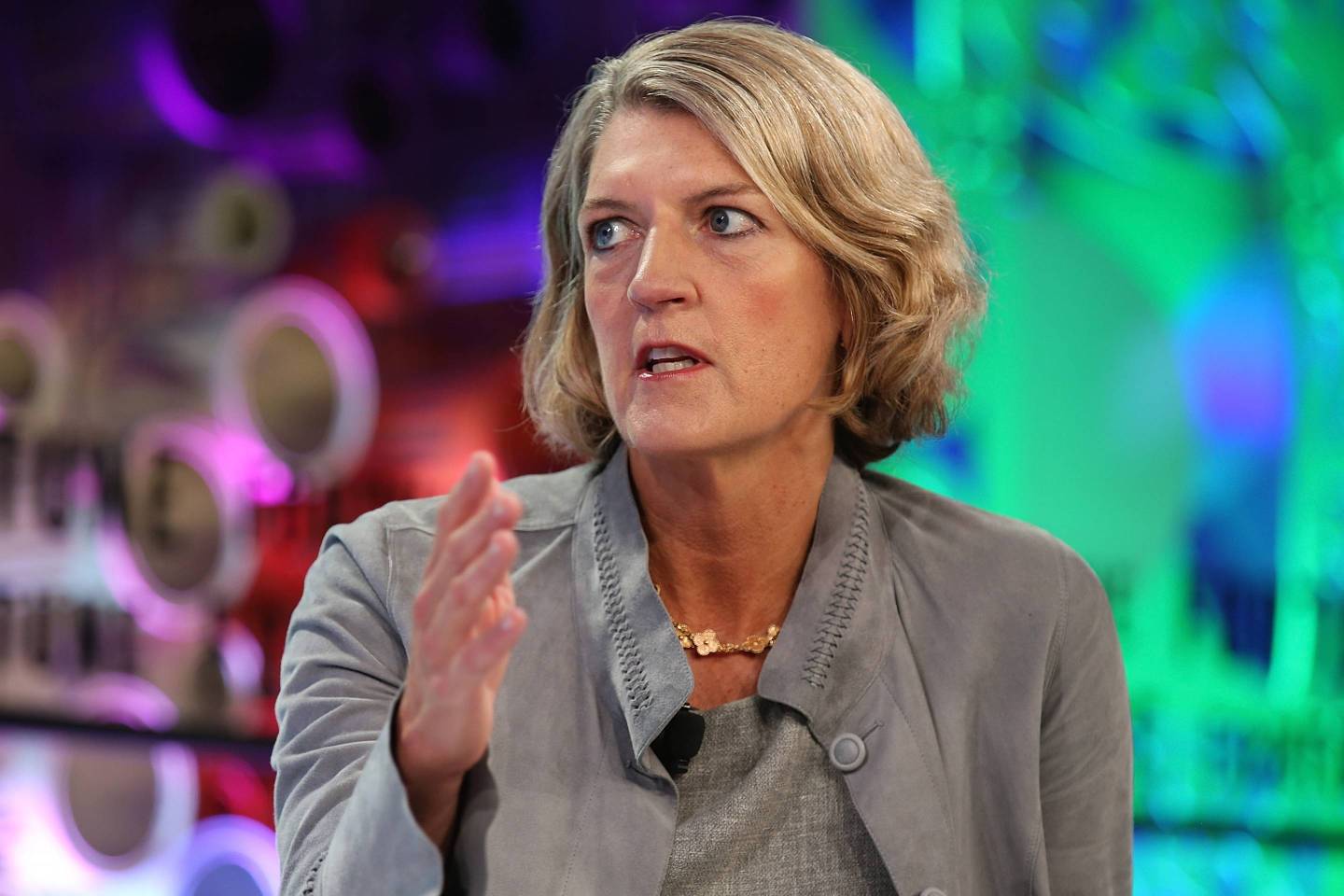 Land O'Lakes CEO Beth Ford speaks at Fortune's Most Powerful Women Summit on Oct. 2, 2018, in Laguna Niguel, Calif.