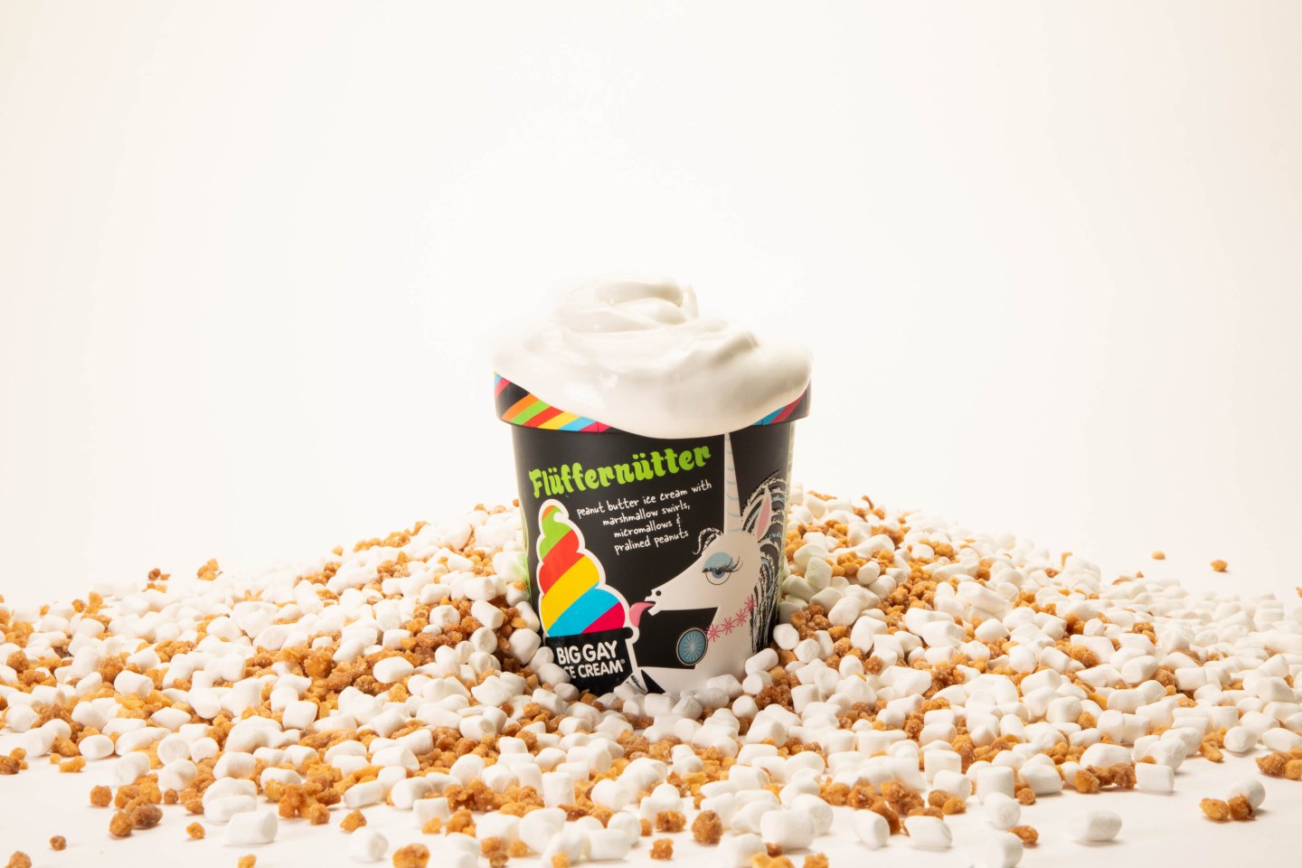 Fluffernutter, a new flavor from New York wunderkind Big Gay Ice Cream.