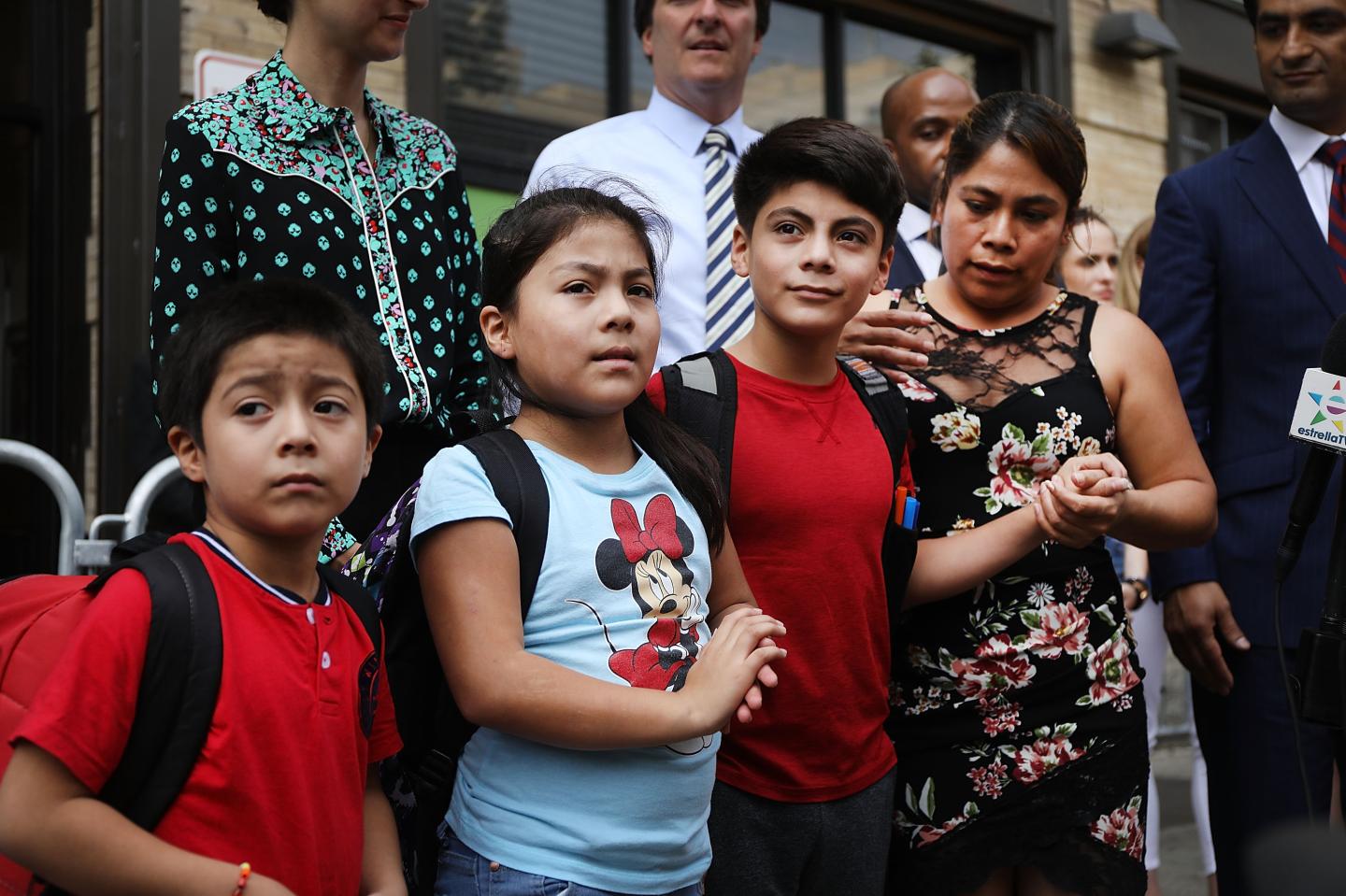 Immigrant Mother Reunited With Her Three Children After Being Detained Separately