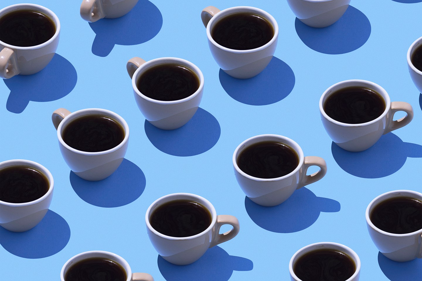 cups of coffee pattern
