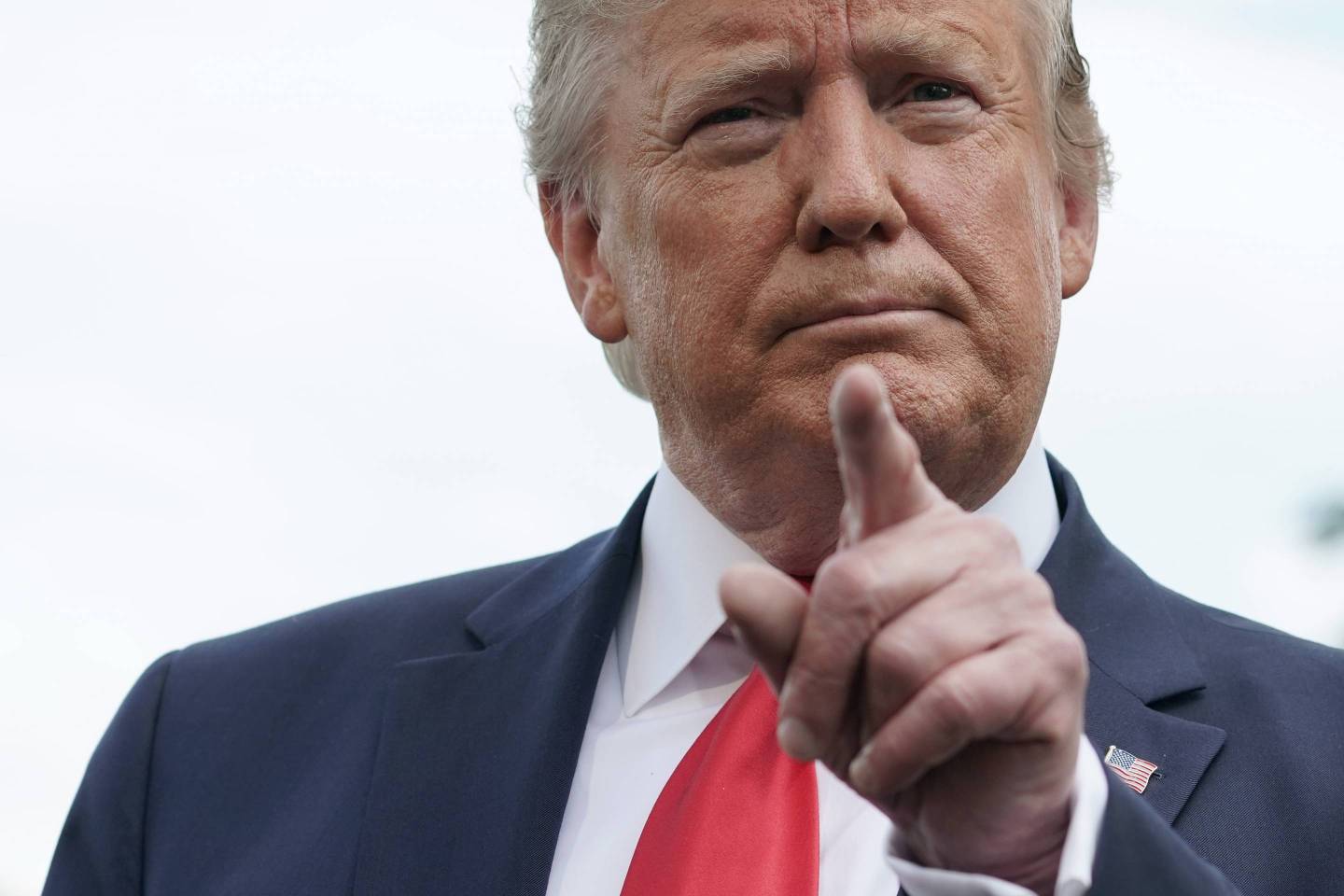 President Donald Trump And First Lady Melania Depart White House For Orlando Rally