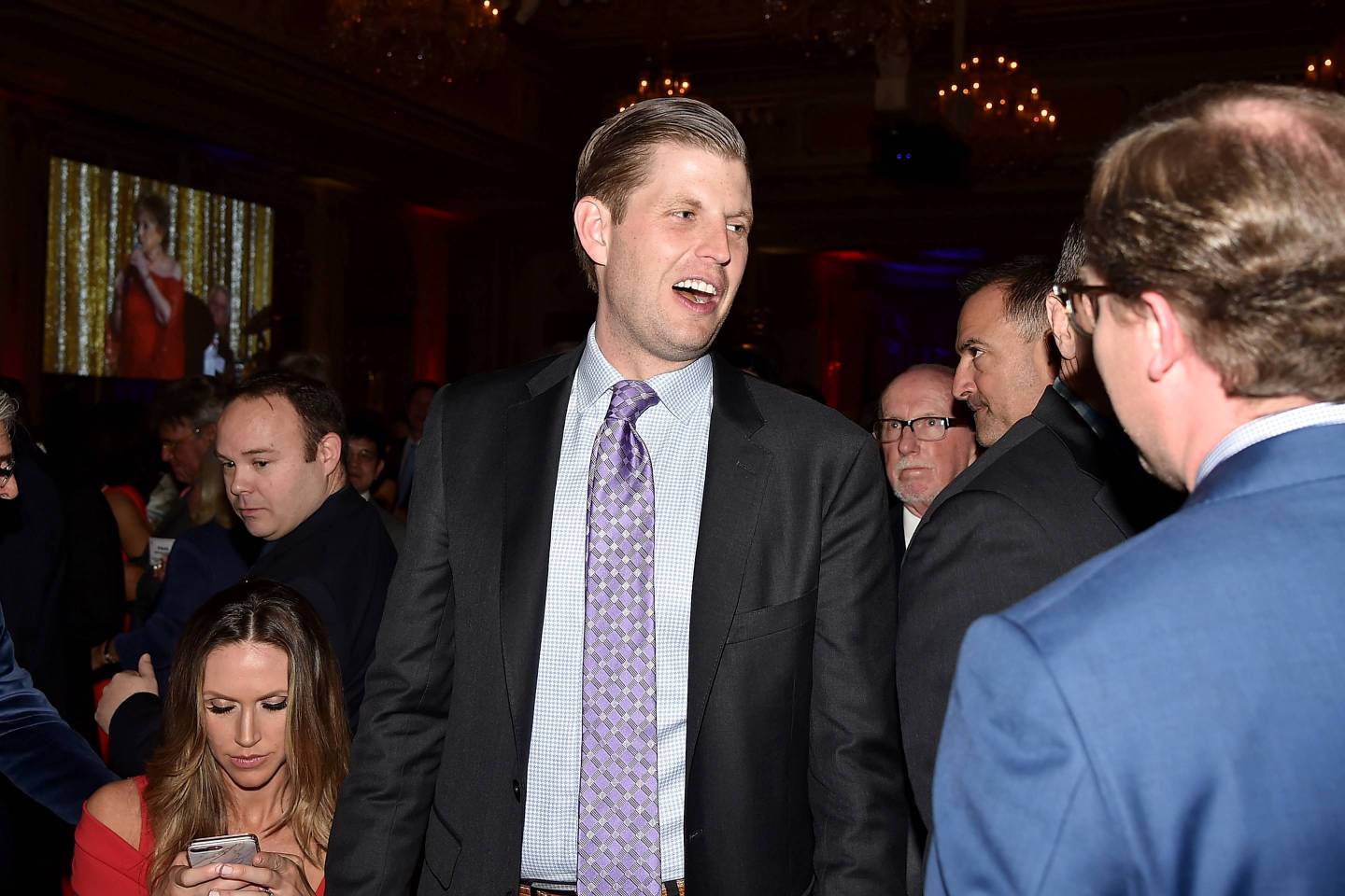 1st-Family members attend President Trump's one year anniversary with over 800 guests at the winter White House, Mar-a-Lago