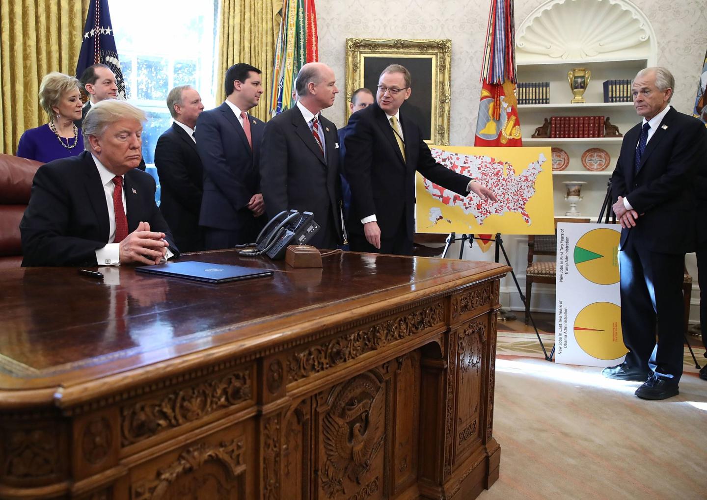President Trump Meets With American Manufacturers And Signs An Executive Order
