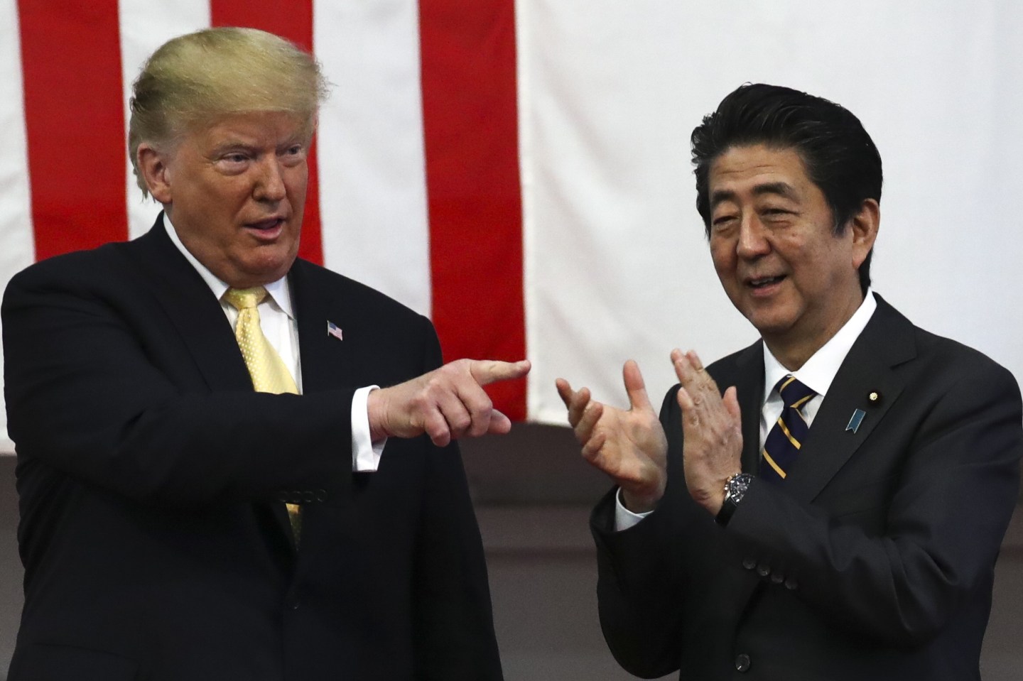 U.S. President Donald Trump in Japan