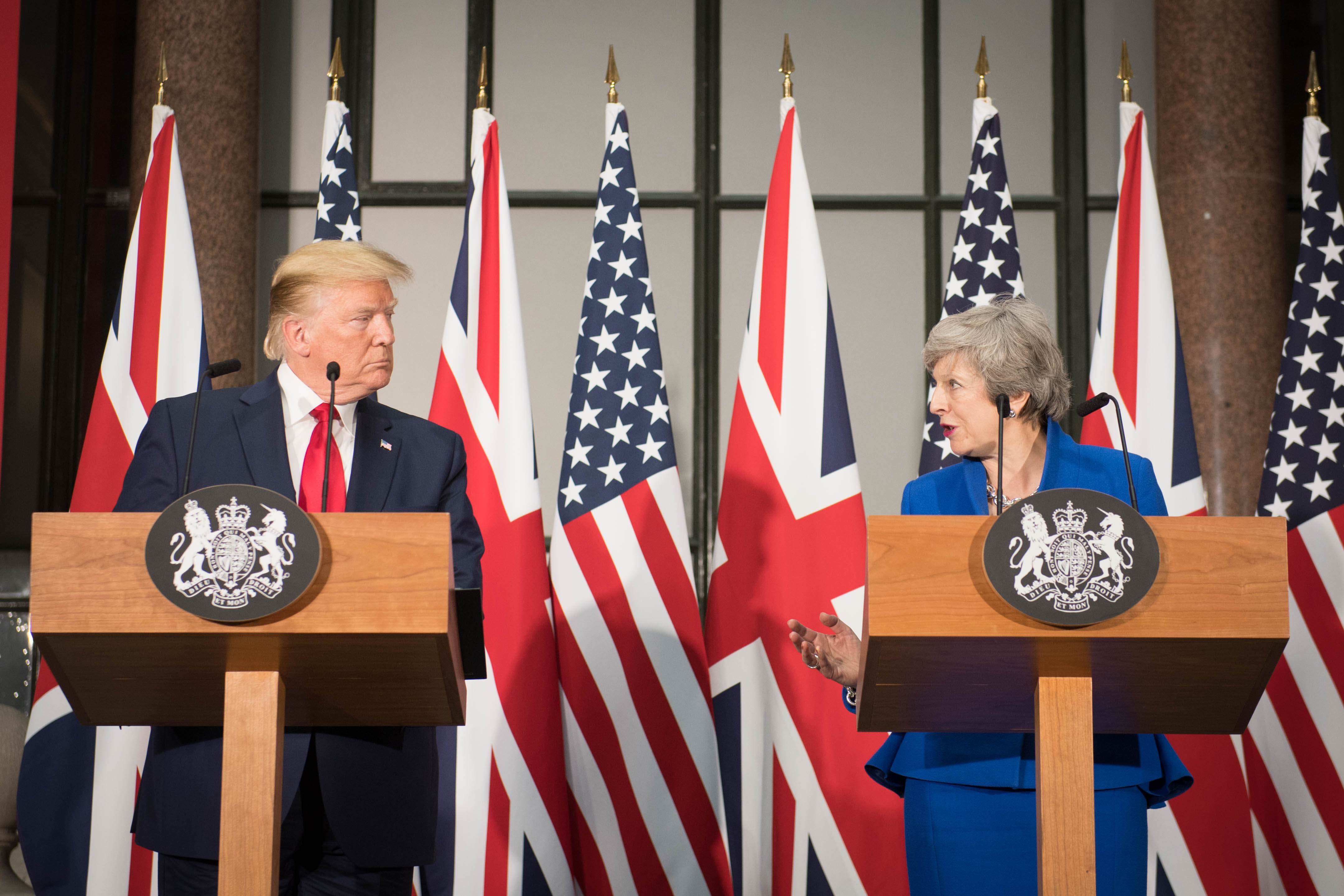 U.S. President Trump's State Visit To UK - Day Two