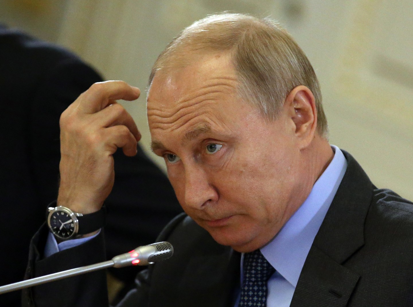 Russian President Vladimir Putin receives Bulgarian President Rumen Radev in St.Petersburg