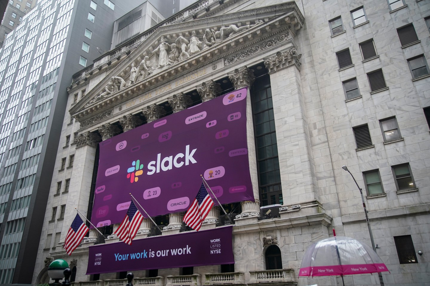 Workplace Messaging App Slack Listed On New York Stock Exchange