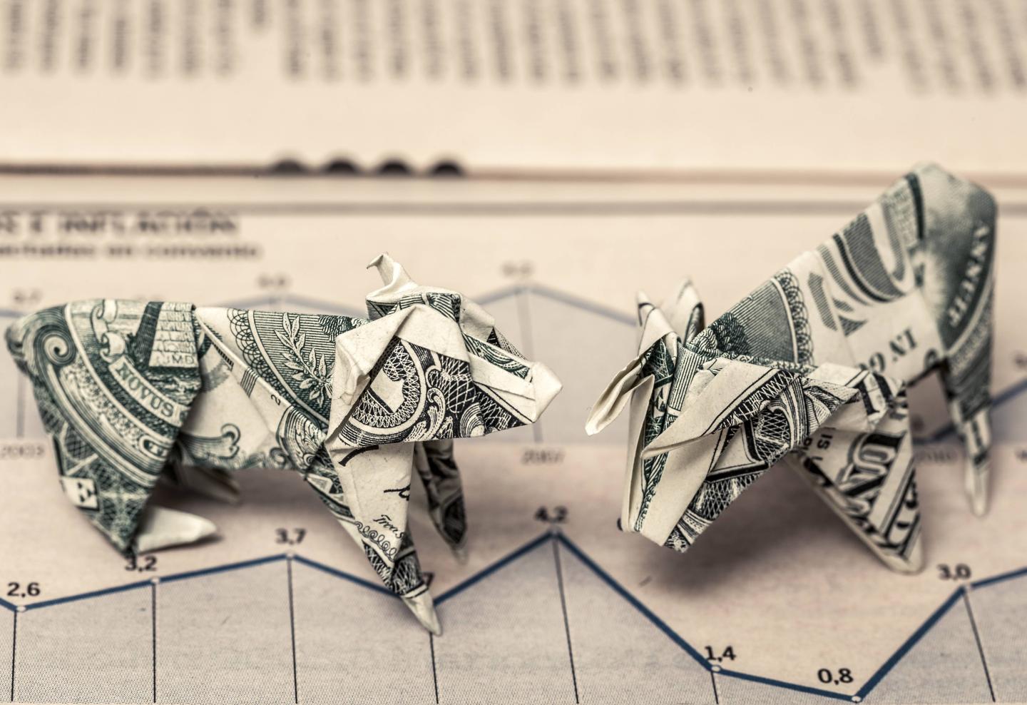 Bear market and bull market