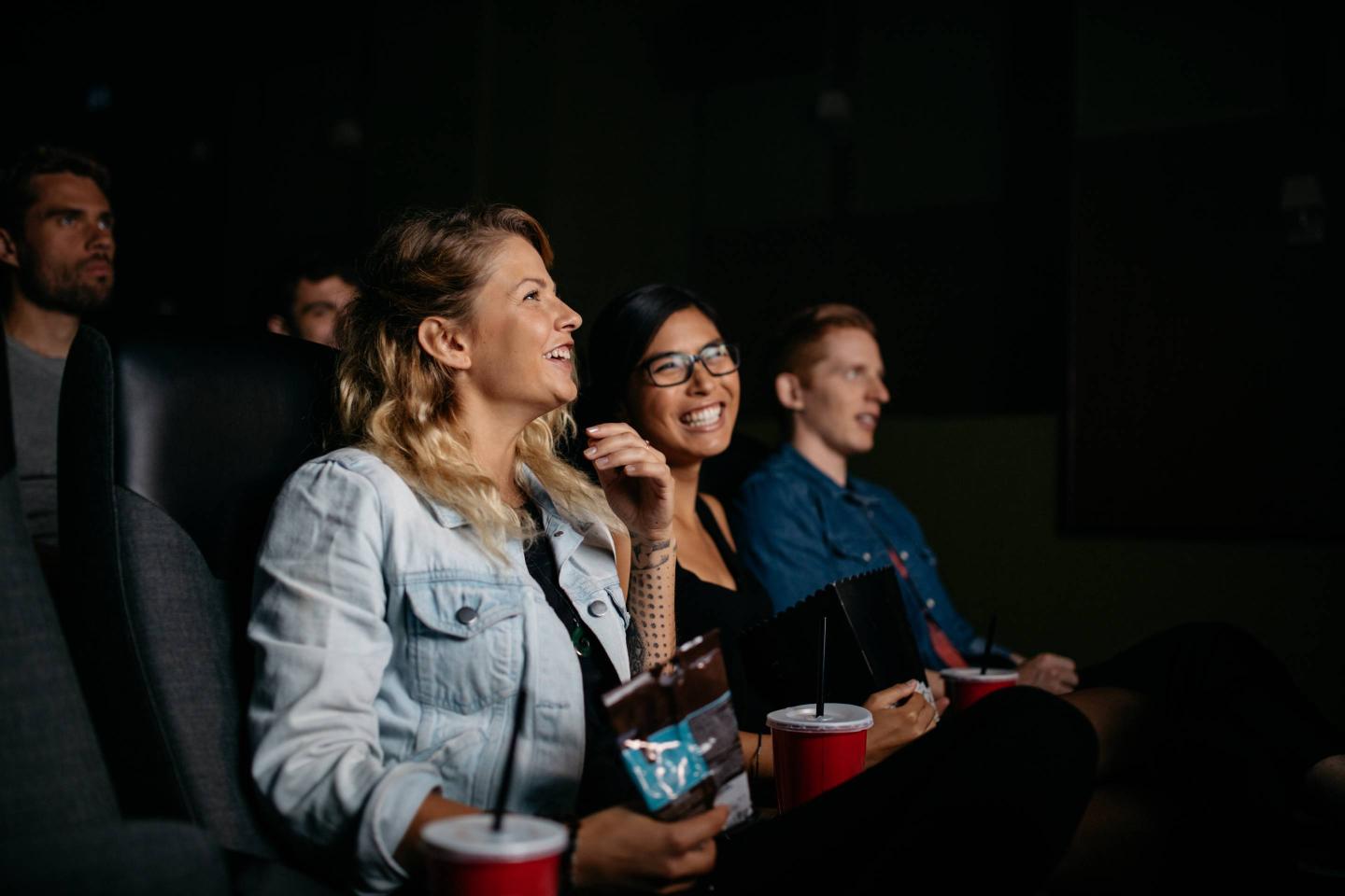 Friends at the movies