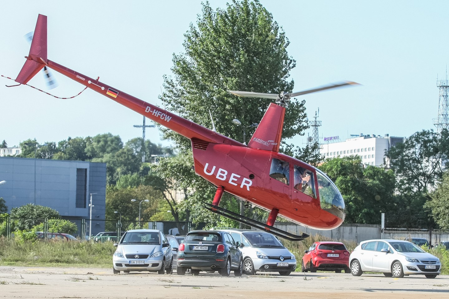 Uber Chopper in Gdynia