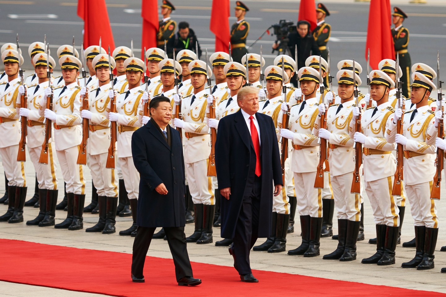 US President Donald Trump in China