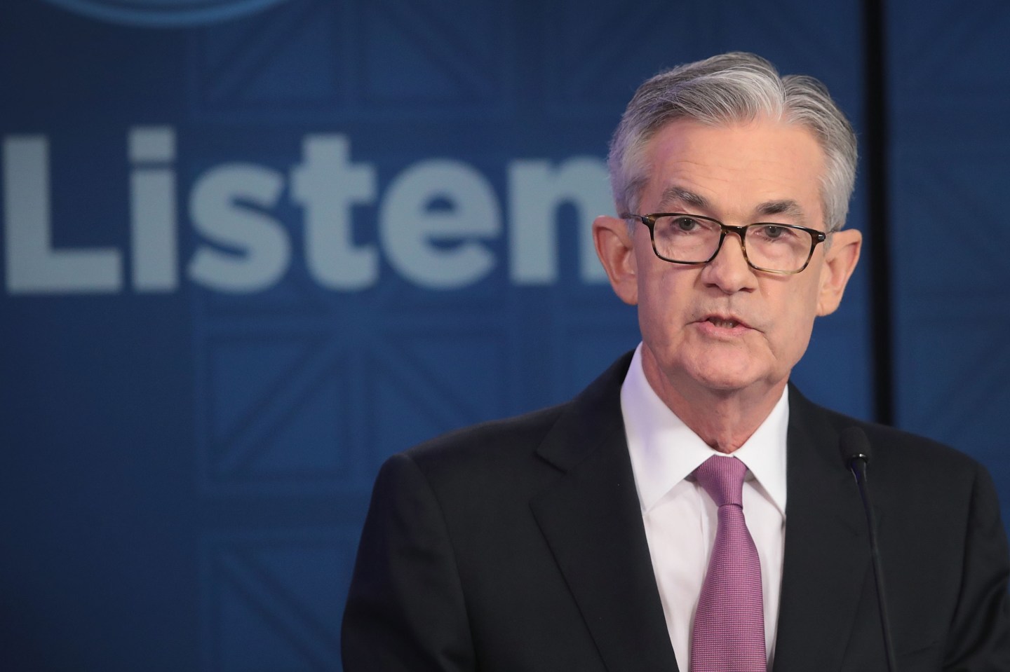 Fed Chair Jerome Powell Attends Conference At Federal Reserve Bank Of Chicago