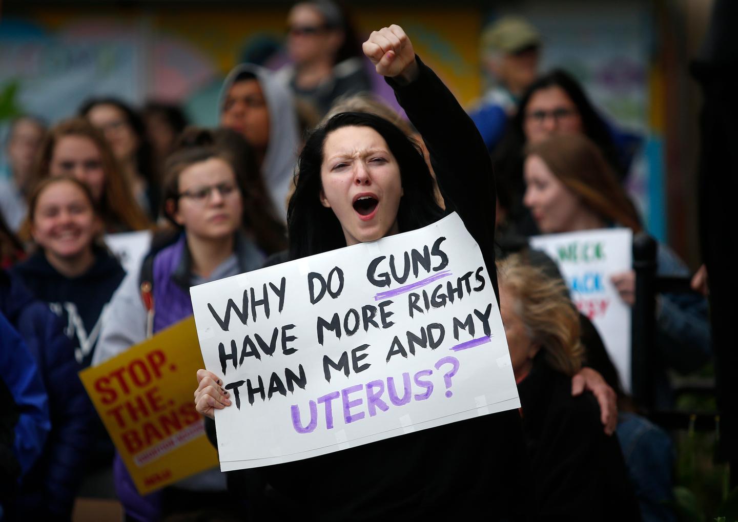Abortion rights rally in Maine