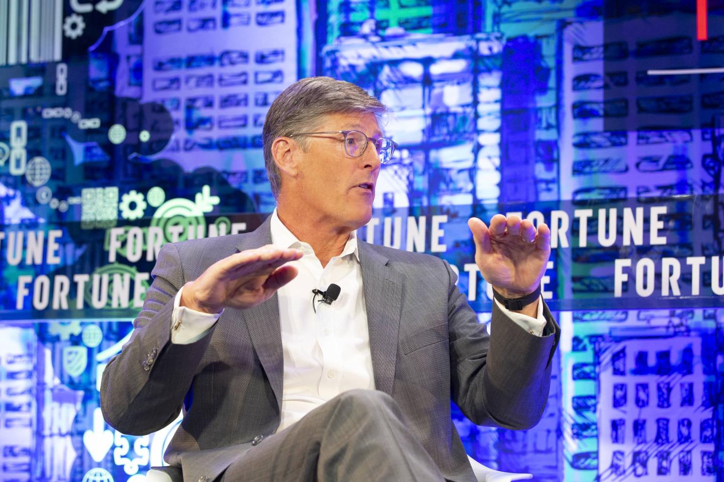 Citigroup CEO Michael Corbat speaks at the Fortune CEO Initiative on June 11, 2019.