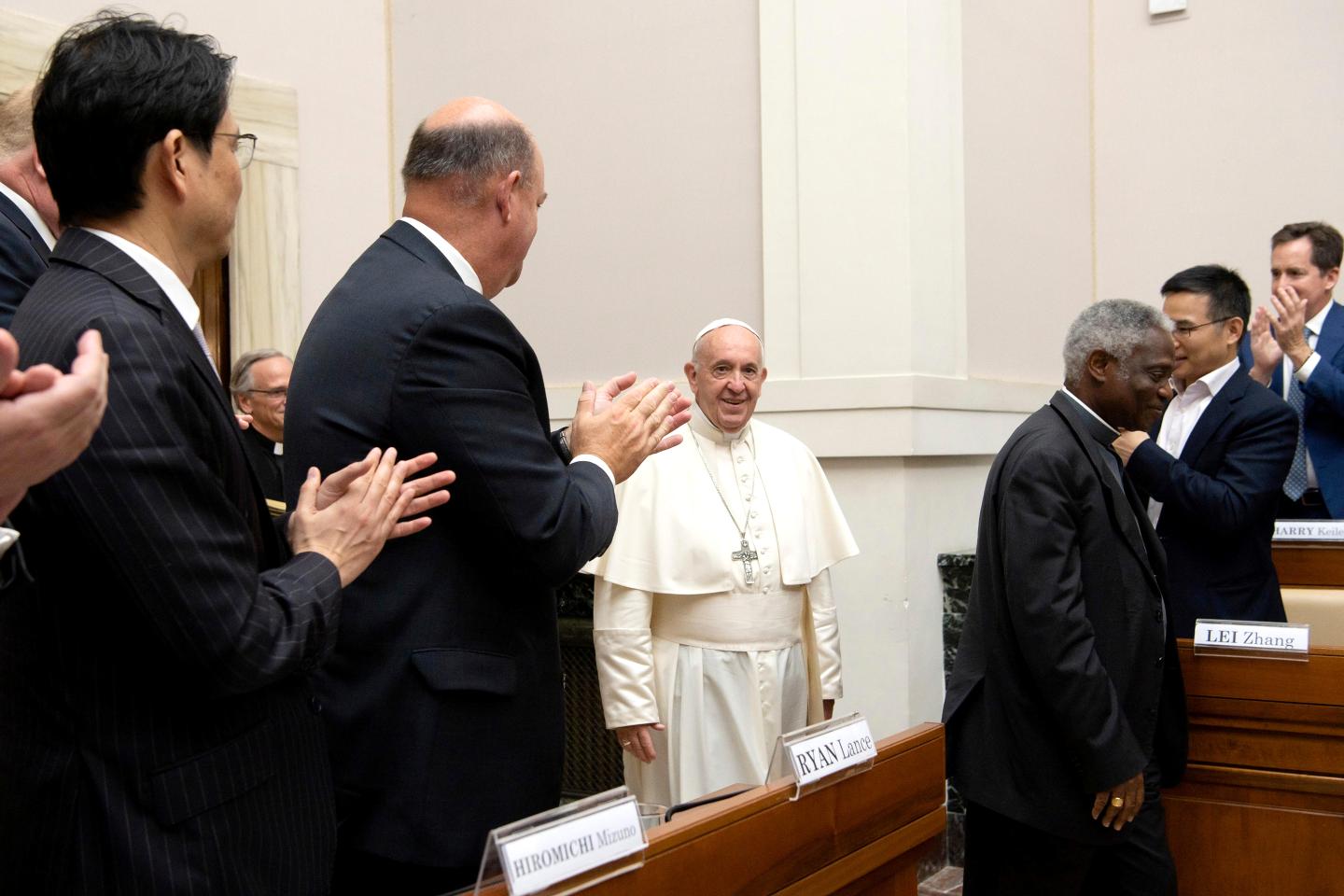 Pope Francis Climate Change Energy Representatives