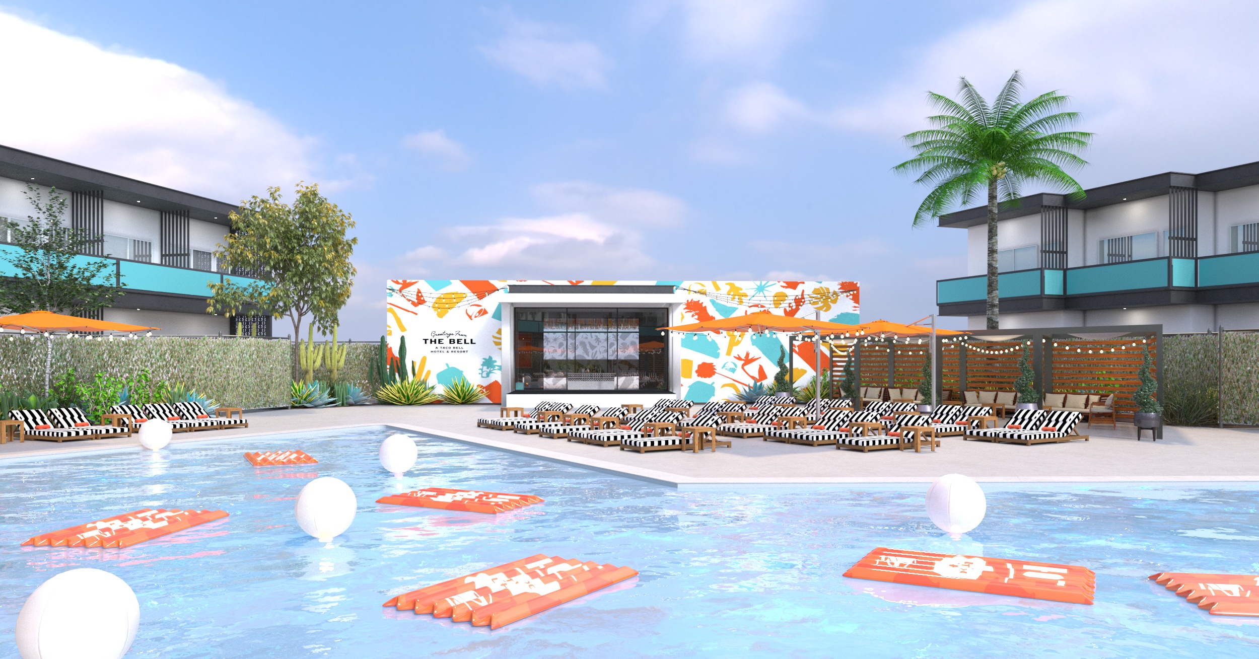 The Bell - A Taco Bell Hotel &amp; Resort - Pool View