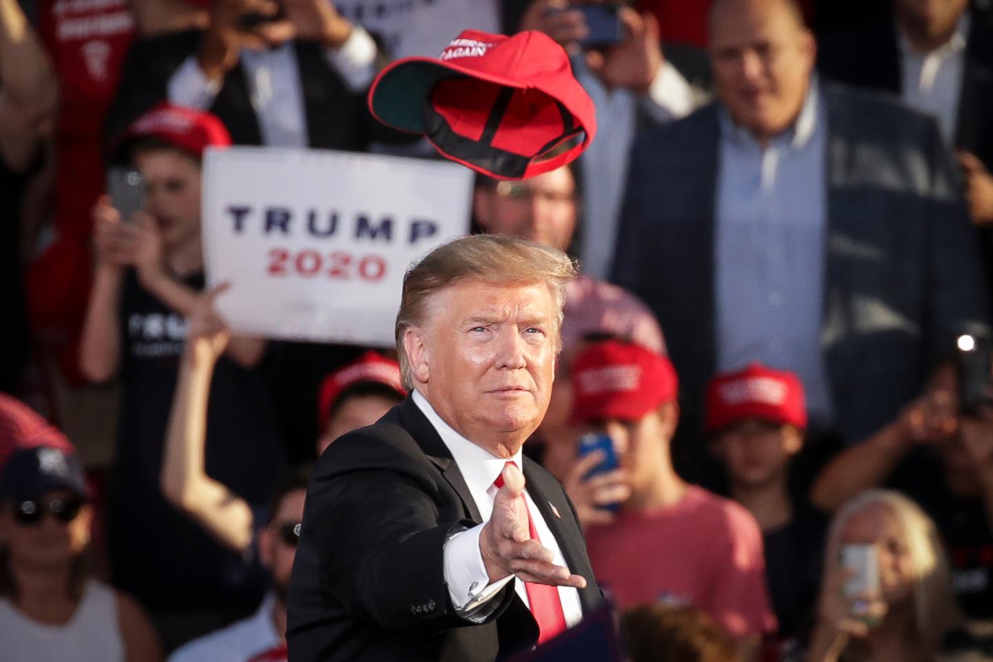 Donald Trump Holds "MAGA" Rally In Central Pennsylvania