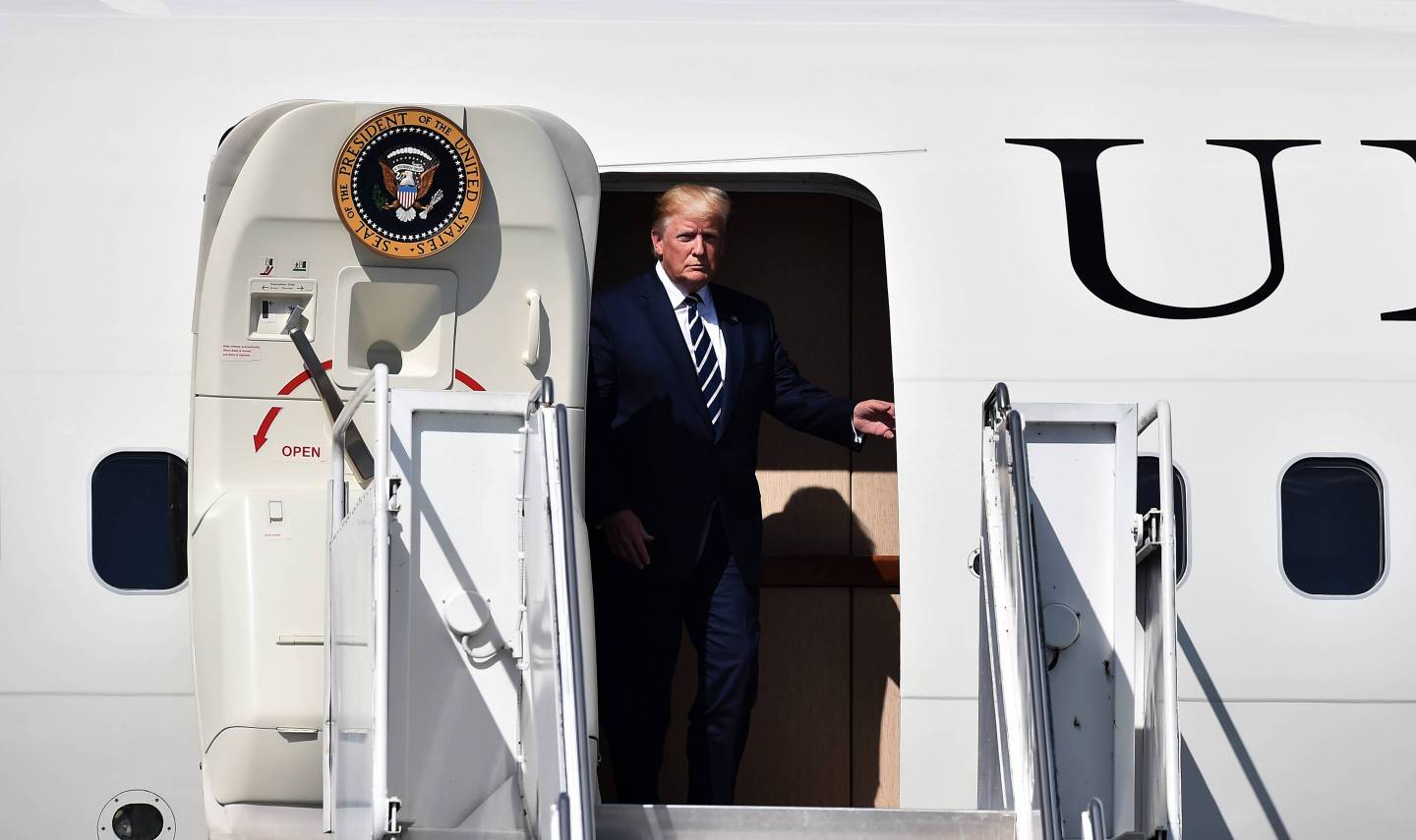 President Trump Arrives In Ireland Following UK State Visit