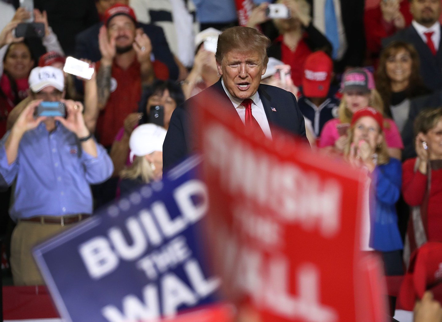 Donald Trump Holds MAGA Rally In El Paso To Discuss Border Security