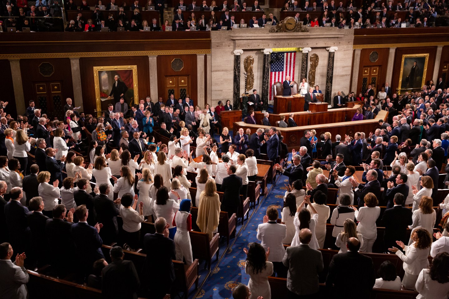 President Trump Delivers State Of The Union Address To Joint Session Of Congress