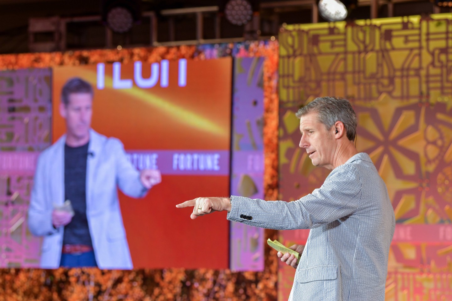 a town hall style discussion at the brainstorm tech conference