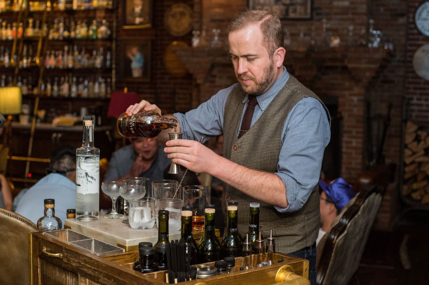 Bar Cart-Multnomah Whiskey Library