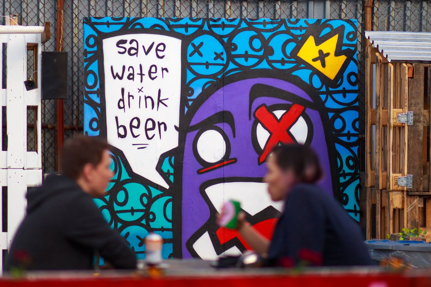 Brooklyn Beer Garden-street art