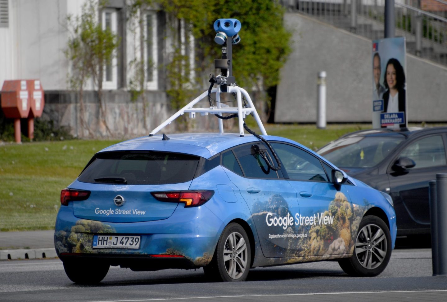 google street view photo car
