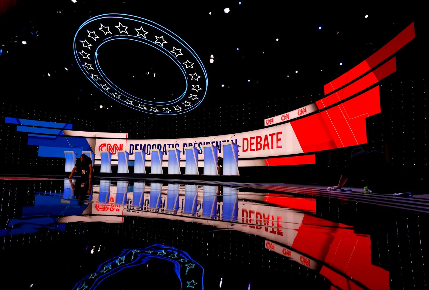 Democratic Debate Stage