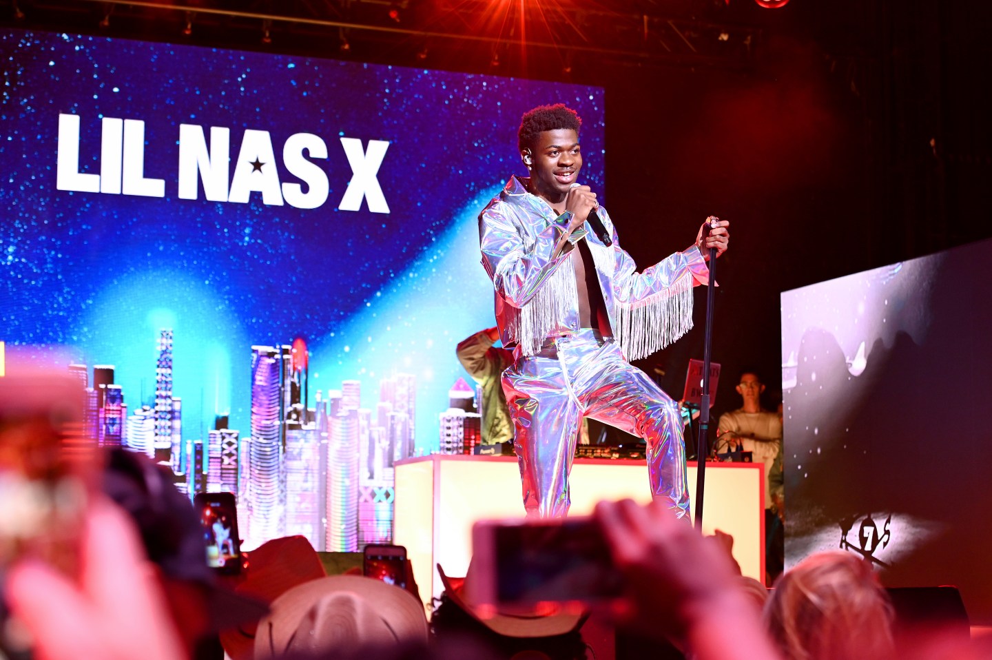 Lil Nas X performs at Internet Live by BuzzFeed