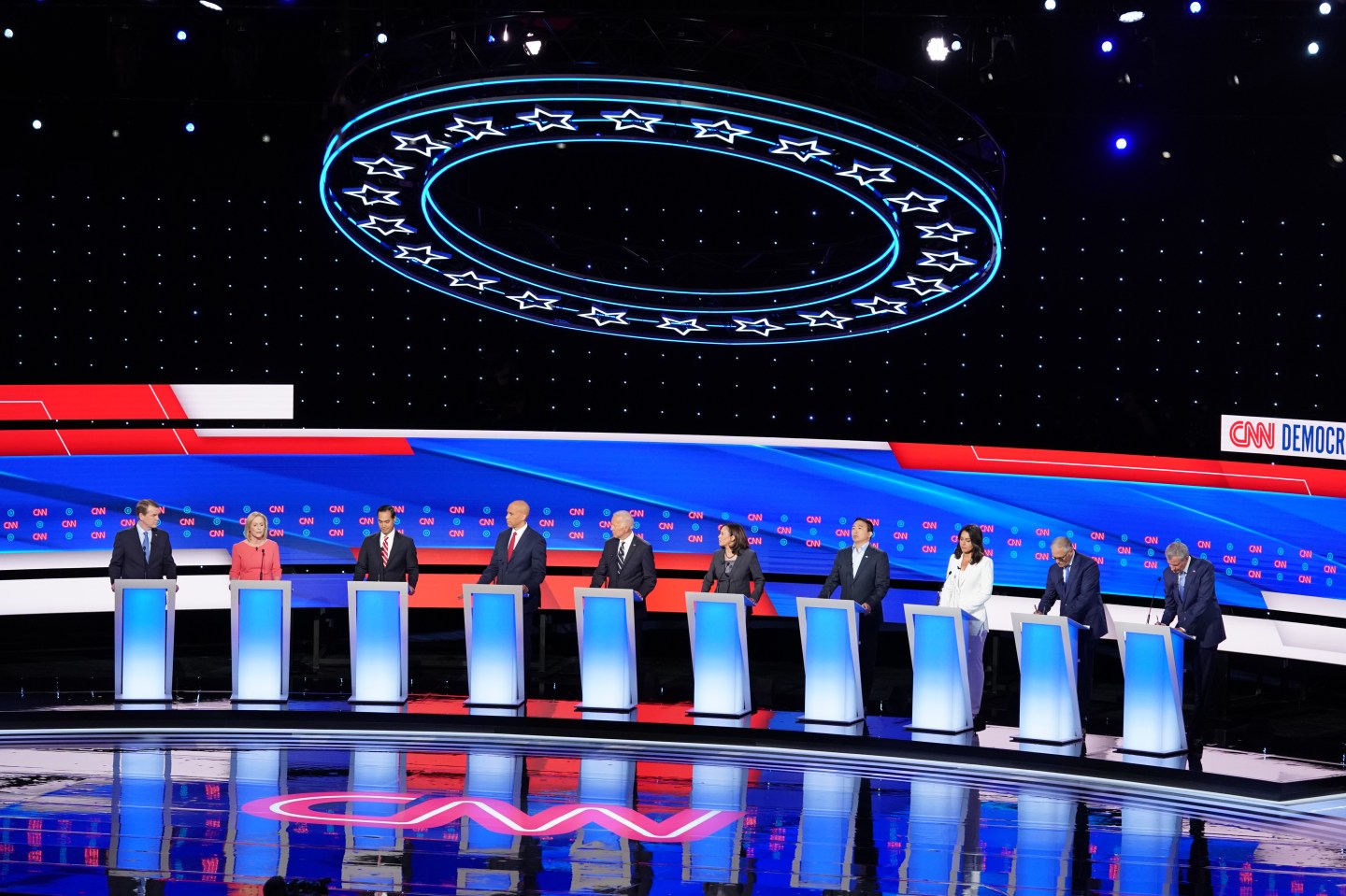 Democratic Presidential Candidates Debate In Detroit Over Two Nights