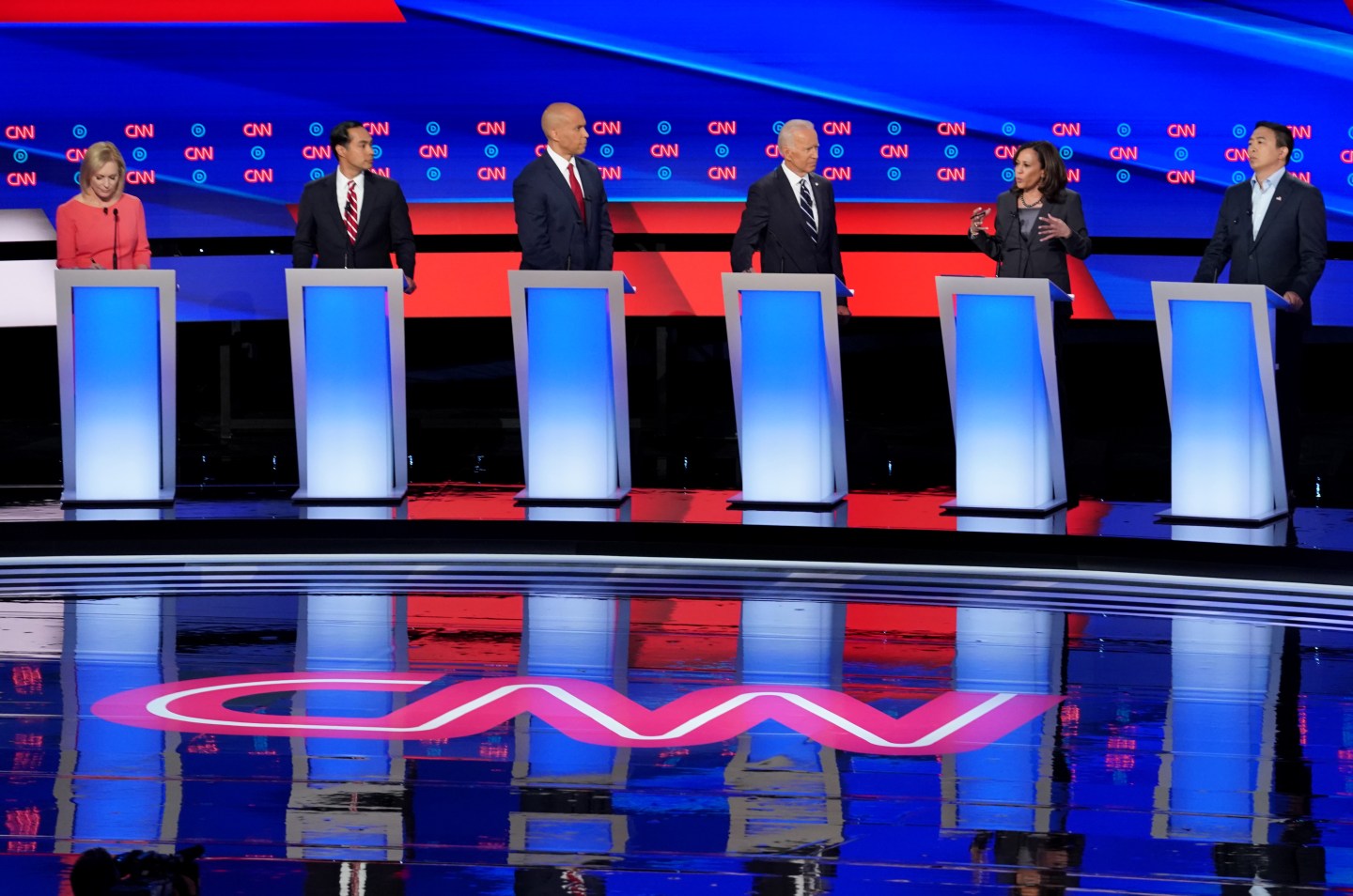 Democratic Presidential Candidates Debate In Detroit Over Two Nights