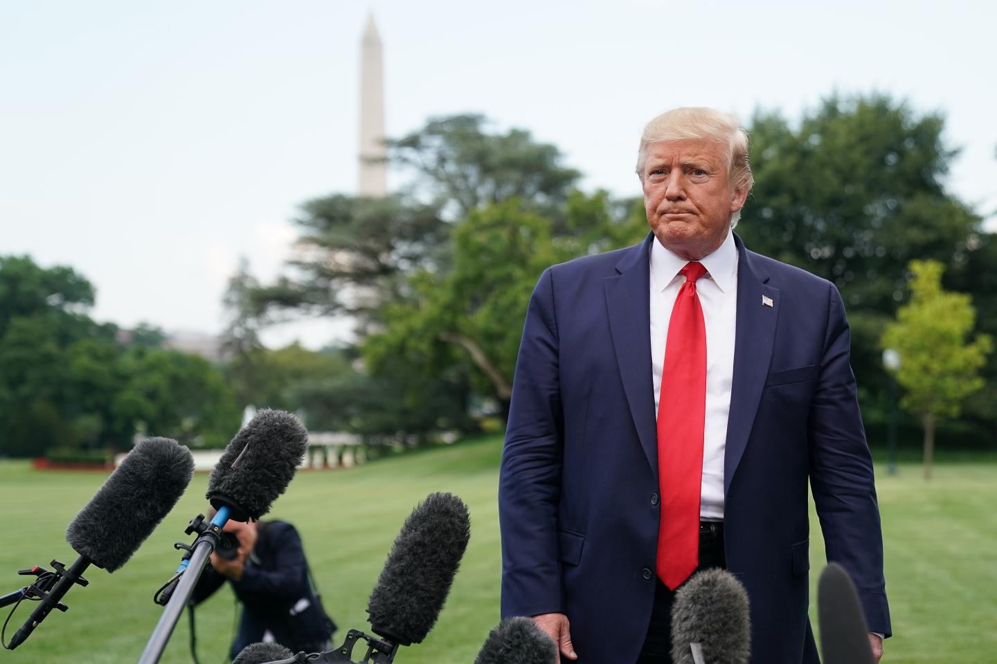 President Trump Departs White House For North Carolina Rally