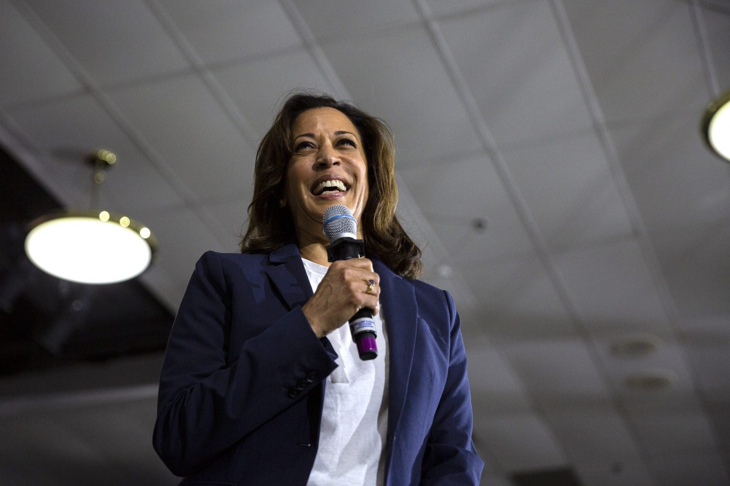 Senator Kamala Harris Holds Town Hall In New Hampshire
