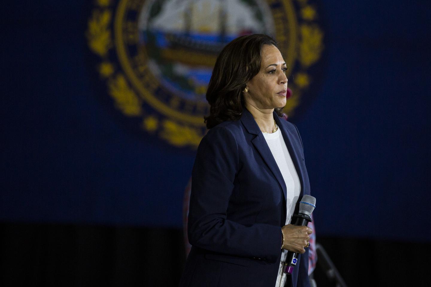 Senator Kamala Harris Holds Town Hall In New Hampshire