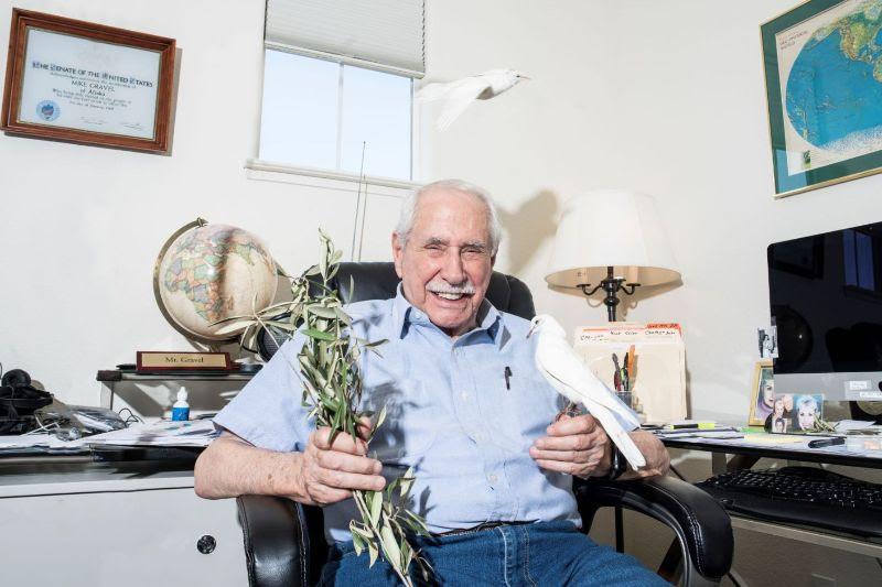 Former senator and 2020 presidential candidate Mike Gravel