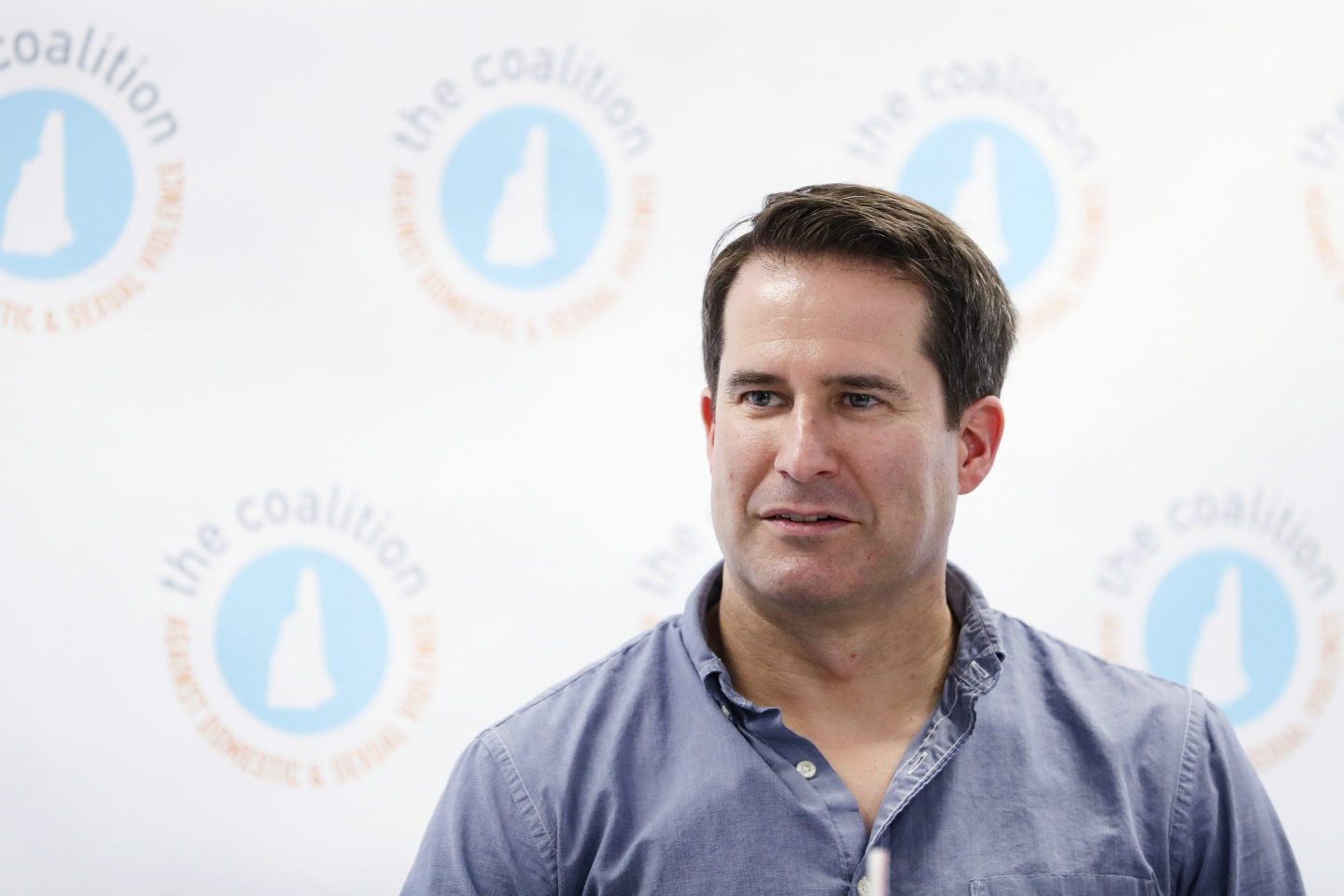 Representative Seth Moulton, a Democrat from Massachusetts and 2020 presidential candidate, speaks during a campaign stop in Concord, New Hampshire, U.S., on Tuesday, April 23, 2019.