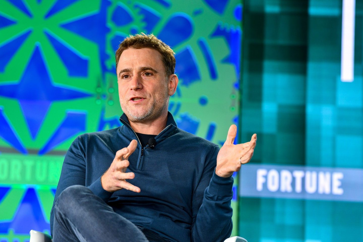 Slack CEO Stewart Butterfield speaks at Coins2Day's 2019 Brainstorm Tech conference on July 15, 2019 in Aspen, Colo.