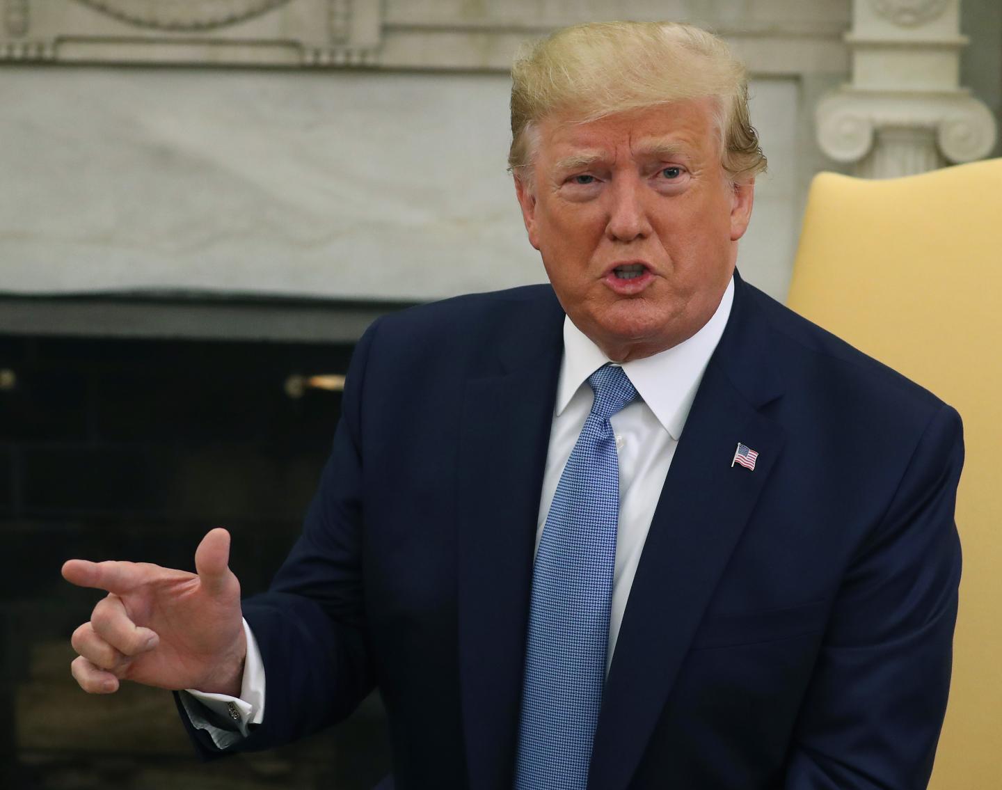 President Donald Trump Meets With Pakastani Prime Minister Imran Khan At The White House