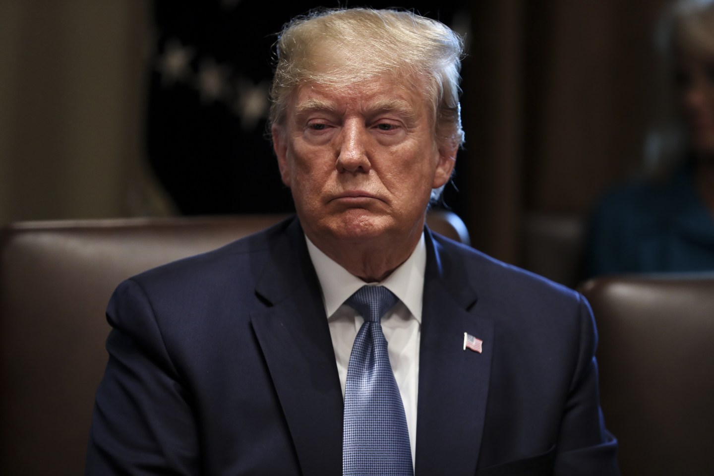President Trump Holds Cabinet Meeting At White House