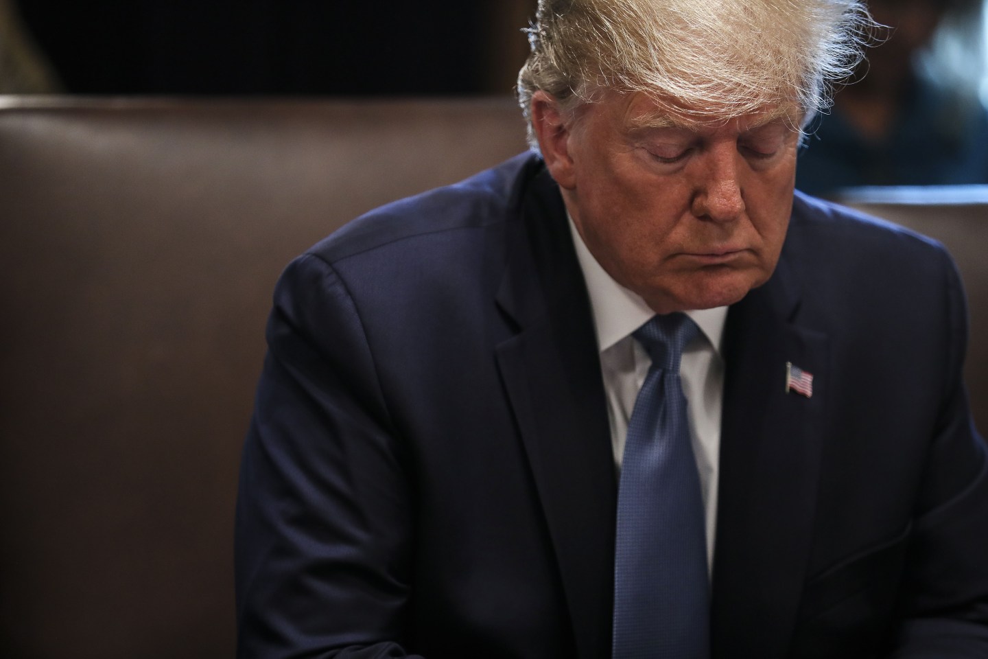 President Trump Holds Cabinet Meeting At White House