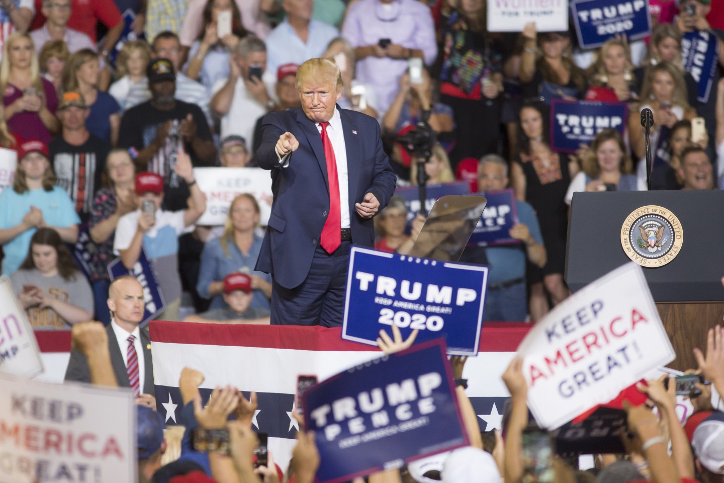 President Trump Holds Campaign Rally
