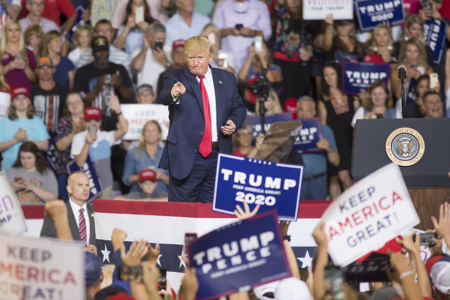 President Trump Holds Campaign Rally