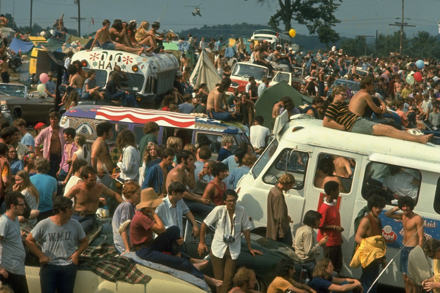 Woodstock 1969-Vans Busses