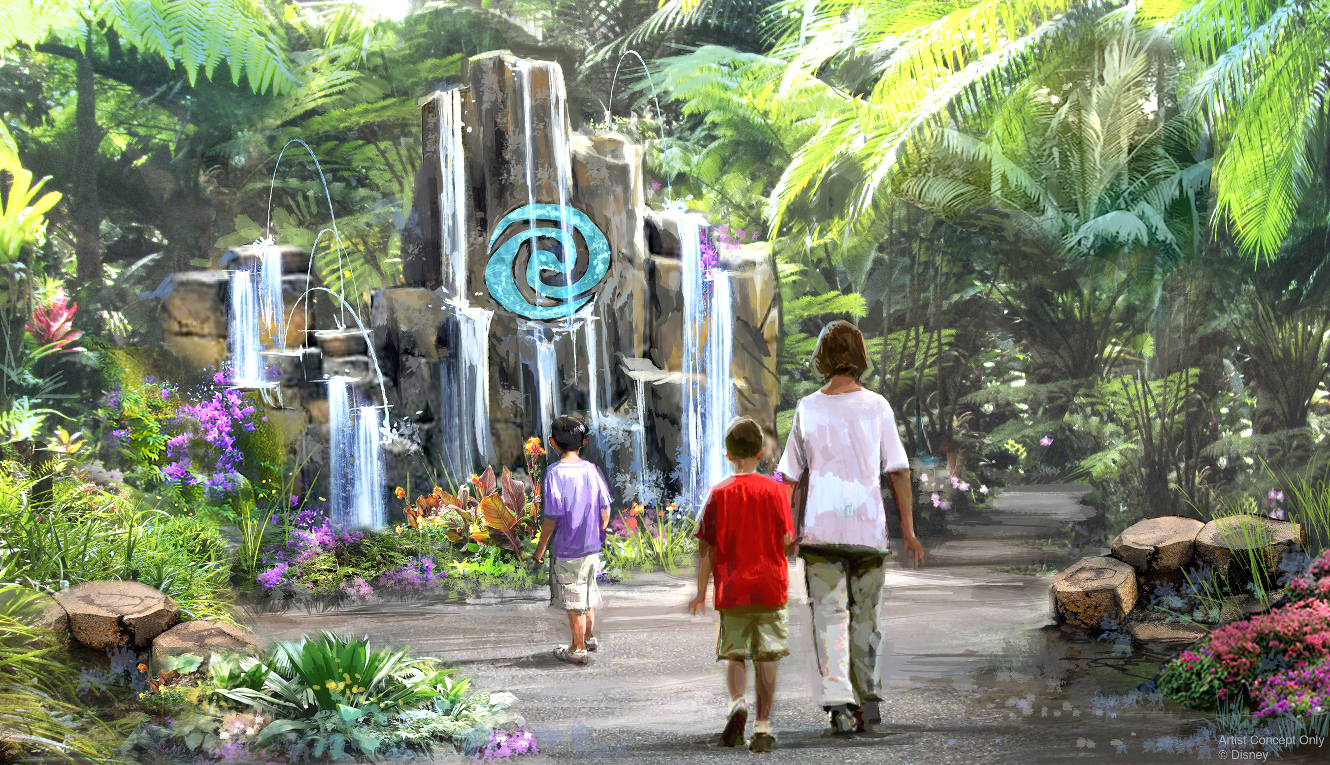 Journey of Water Inspired by "Moana" at Epcot