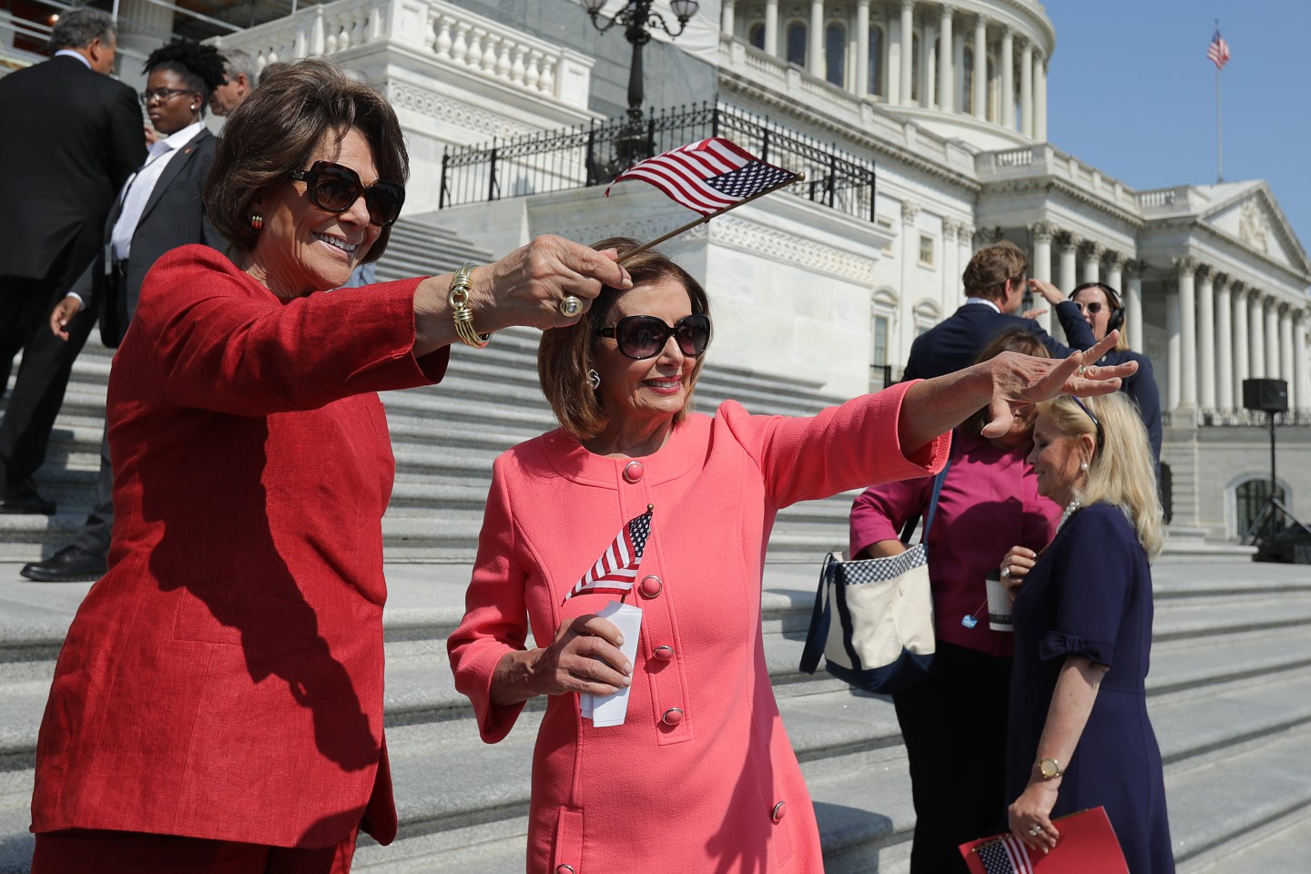 House Speaker Nancy Pelosi And House Democrats Hold Event Marking First 200 Days Of The 116th Congress